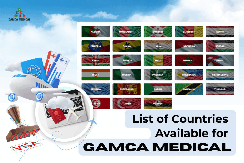 List of Countries Available for GAMCA Medical – Visa Health Requirement